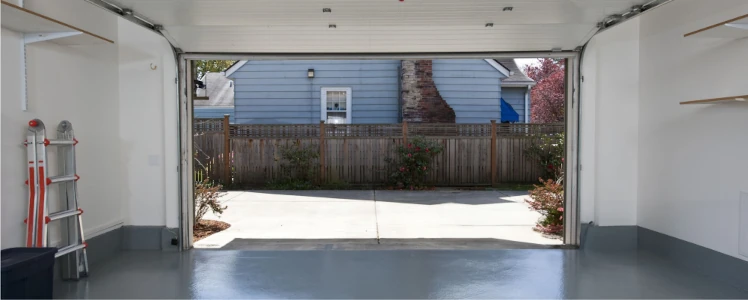 An empty garage